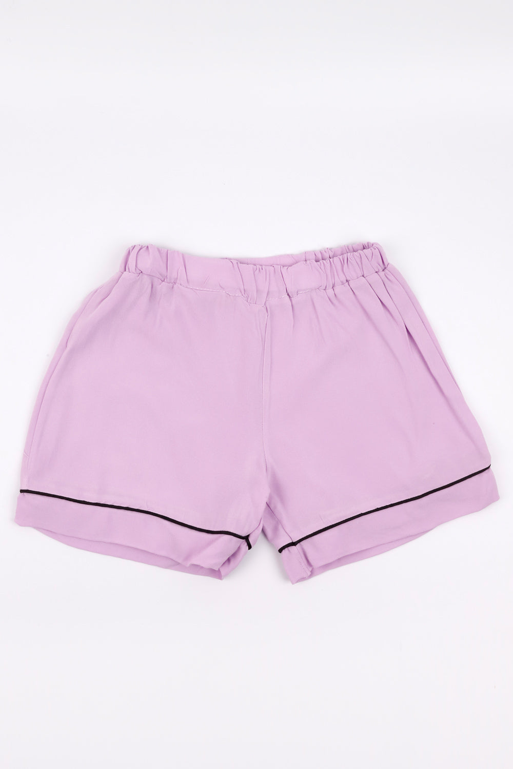 Lila  Biyeli Kız Çocuk Pijama Takımı