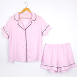 Açık Pembe  Biyeli Kadın Pijama Takımı