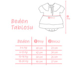 Bej  Dantel Yakalı Kız Bebek Tulum - Diana