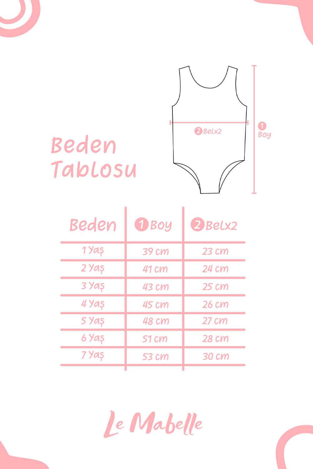 Pembe Elma Desenli Kız Çocuk Mayo