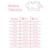 Beyaz  Lady Boss Baskılı Kız Çocuk Crop Tişört - Becky
