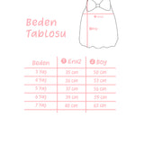 Fuşya  Fiyonk Detaylı Kız Çocuk Balon Elbise - Lolita