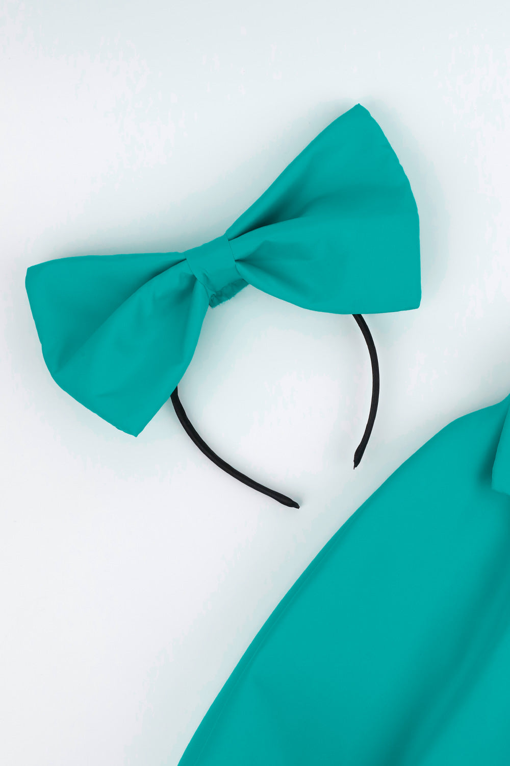 Mint  Fiyonk Detaylı Kız Çocuk Balon Elbise - Lolita
