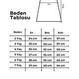 Beyaz  Omuzdan Bağlamalı Kelebek Aplikeli Kız Çocuk Elbise - Nikki