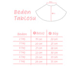 Pembe  Yıldız Baskılı Kız Çocuk Tül Etek - Pauline
