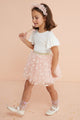 Somon  Kelebek Aplikeli Kız Çocuk Tül Etek - Pauline