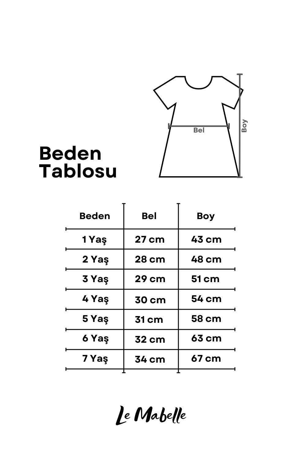 Pembe  Kısa Kollu Yıldız Baskılı Kız Çocuk Elbise - Bella