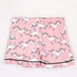 Açık Pembe Unicorn Penye Kız Çocuk Pijama Takımı