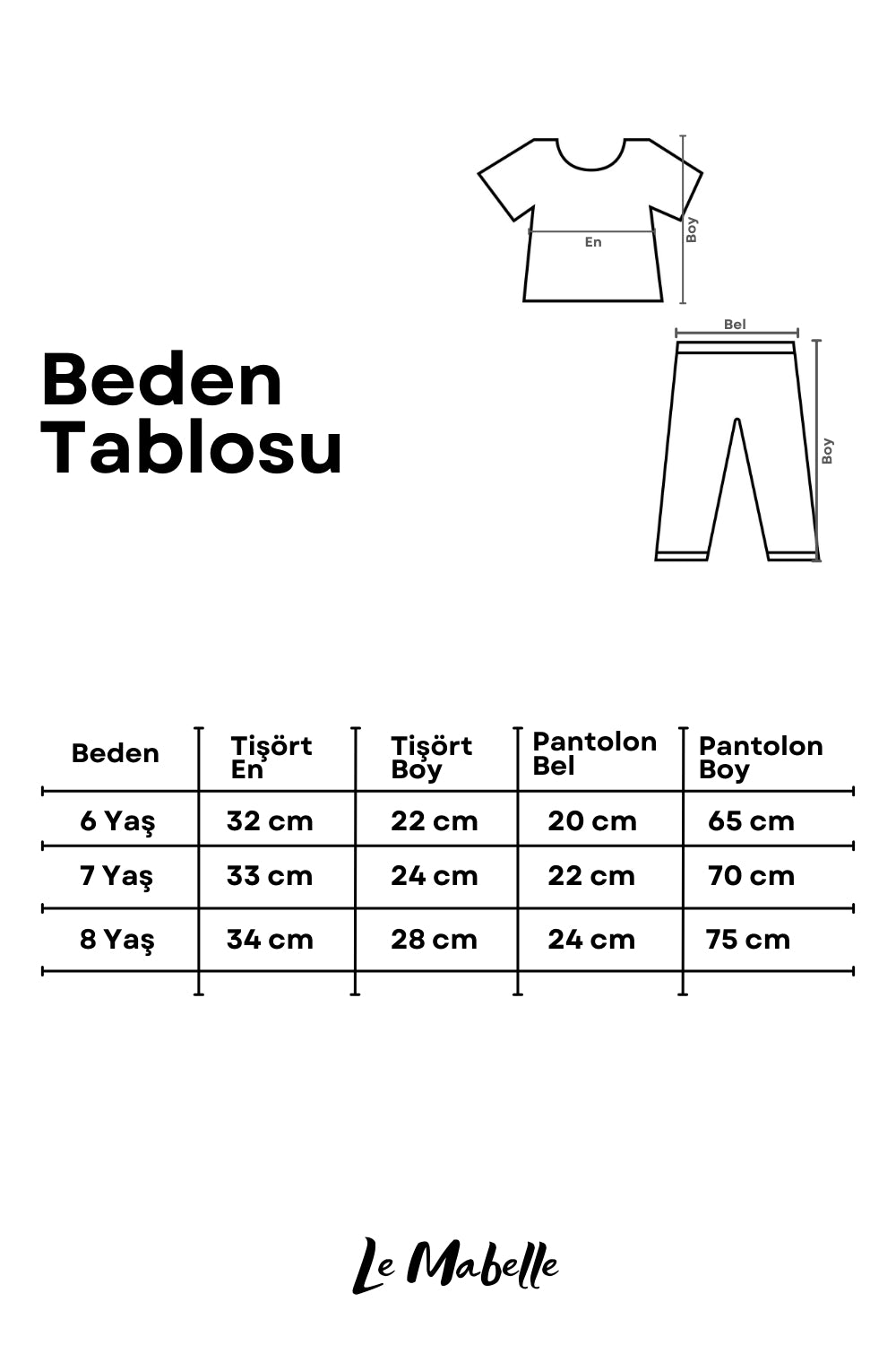 Krem  Örme Kız Çocuk Crop Pantalon İkili Takım - Edna