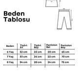 Krem  Örme Kız Çocuk Crop Pantalon İkili Takım - Edna