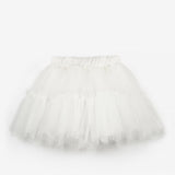 Beyaz  Kız Çocuk Tül Etek - Miley