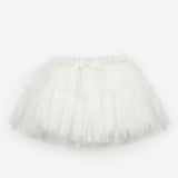Beyaz  Kız Çocuk Tül Etek - Miley