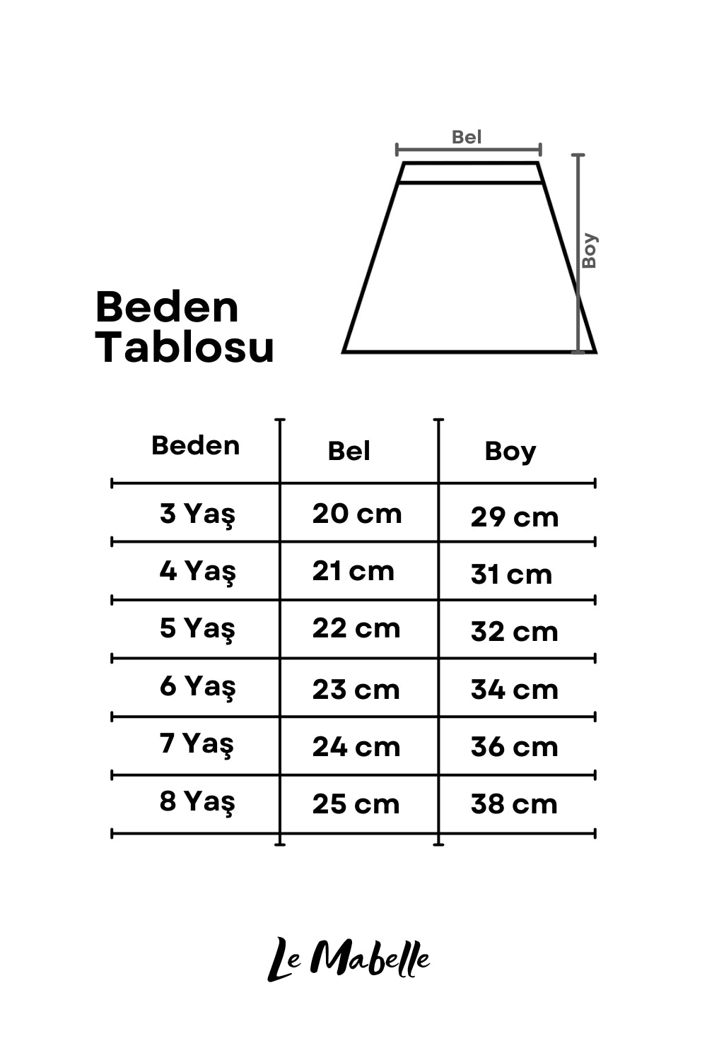 Beyaz  Kız Çocuk Tül Etek - Miley