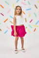 Fuşya  Kız Çocuk Balon Etek - Anna