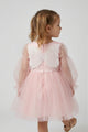 Powder Butterfly Winged Girl's Dress - Kate