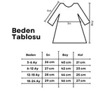 Beyaz  Tül Etekli Gül Detaylı Kız Bebek Elbise - Ophelia