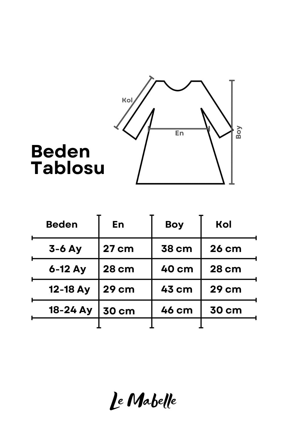 Ekru  Yıldız Detaylı Kız Bebek Tül Elbise - Vanessa