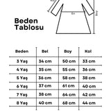 Çok Renkli  Katlı Tüllü Kız Çocuk Elbise - Fabiola