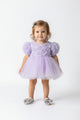 Lilac Rose Detailed Baby Girl Dress - Elina