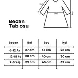 Pembe  Pullu Uzun Kollu Kız Bebek Elbise - Irene