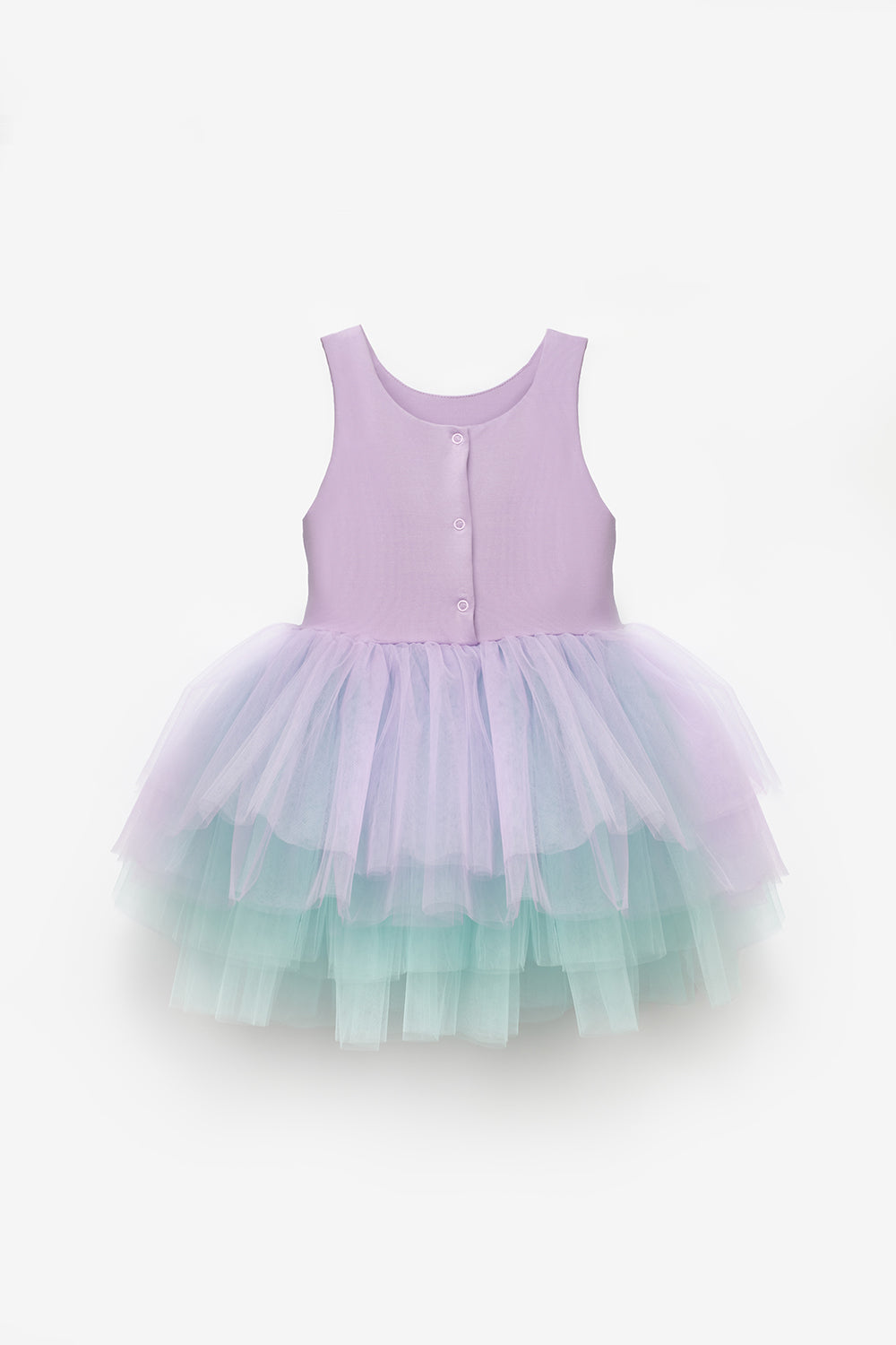 Lila  Tül Etekli Kız Bebek Balerin Elbise - Ines