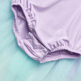 Lila  Tül Etekli Kız Bebek Balerin Elbise - Ines