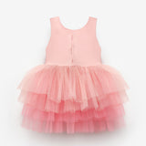 Pudra  Tül Etekli Kız Bebek Balerin Elbise - Ines