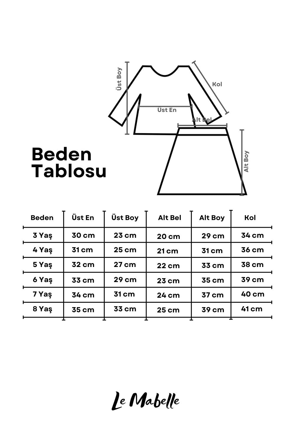 Siyah  Pul Payetli Tül Etekli Kız Çocuk İkili Takım - Milena