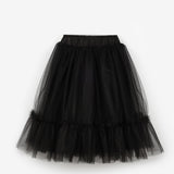 Siyah Kız Çocuk Uzun Tül Etek - Mindy