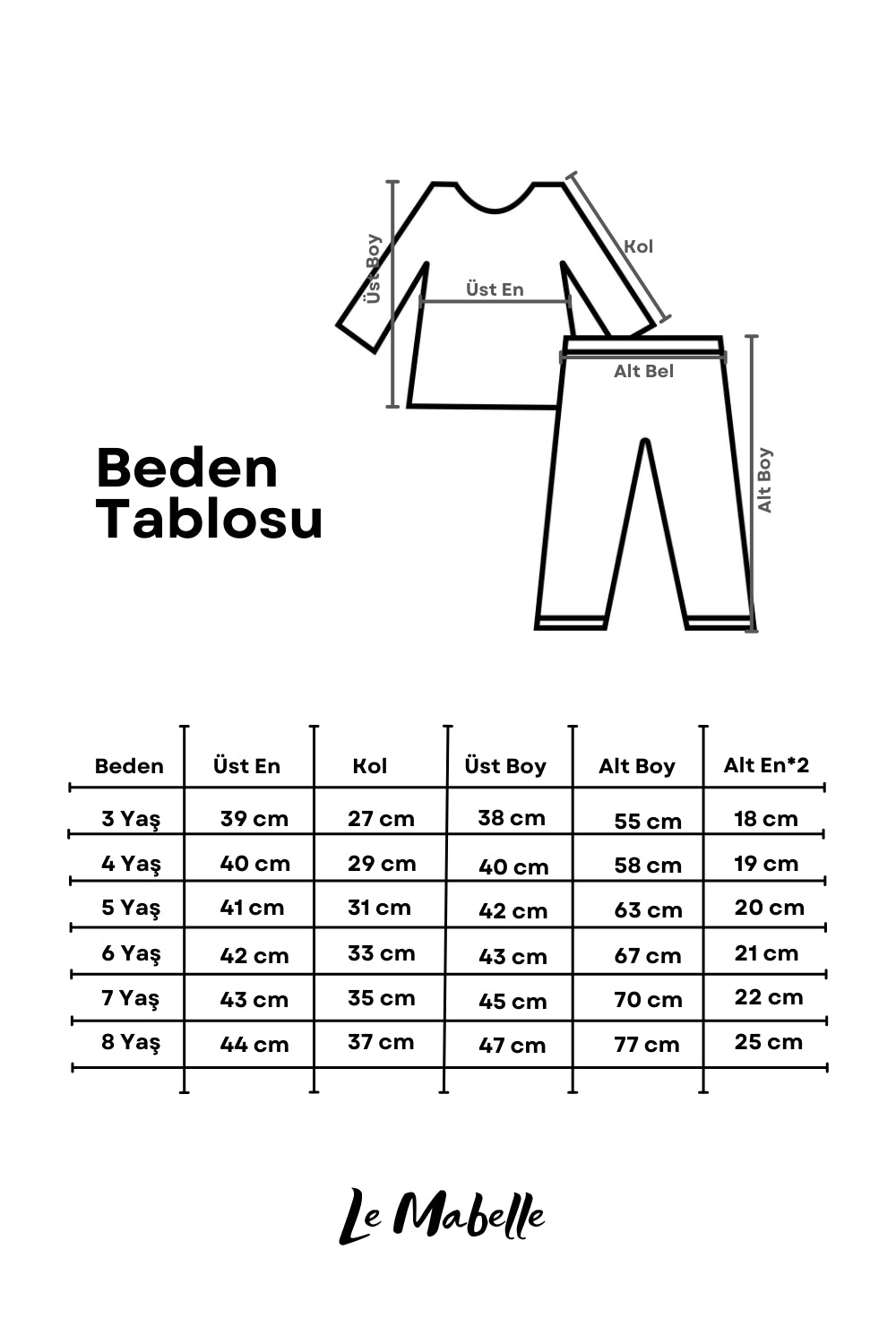 Mavi Çiçek Desenli Kız Çocuk Eşofman Takımı - Gemma