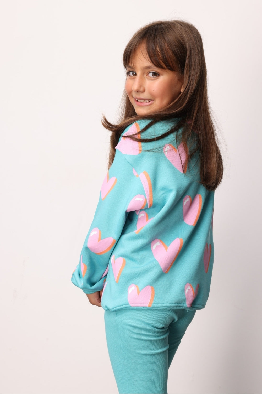 Mint Baskılı Kız Çocuk Eşofman Takımı - Bonnie