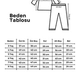 Pudra  Desenli Kapüşonlu Kız Çocuk Eşofman Takımı - Nell