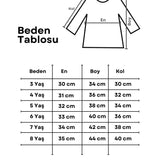 Ekru  5 Fiyonklu Kız Çocuk Tişört