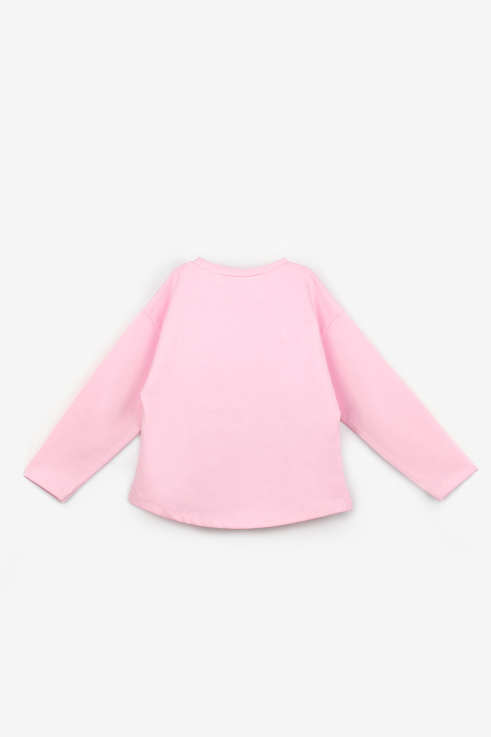 Pembe  5 Fiyonklu Kız Çocuk Tişört