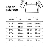 Fuşya  Uzun Kollu Pullu Kız Çocuk Crop Bluz