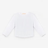 Beyaz  Beyaz Uzun Kollu Penye 2'li Tişört Paketi