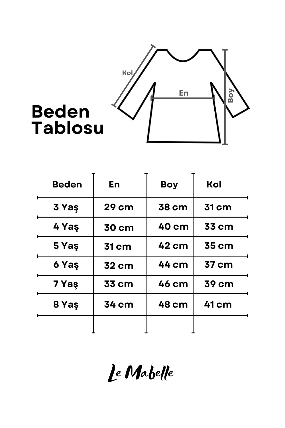 Beyaz  Uzun Kollu Penye Basic Çocuk Tişört