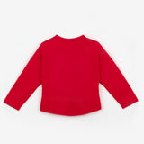 Kırmızı  Uzun Kollu Penye Basic Çocuk Tişört