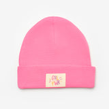 Fuşya Girl Power Mottolu Çocuk Bere