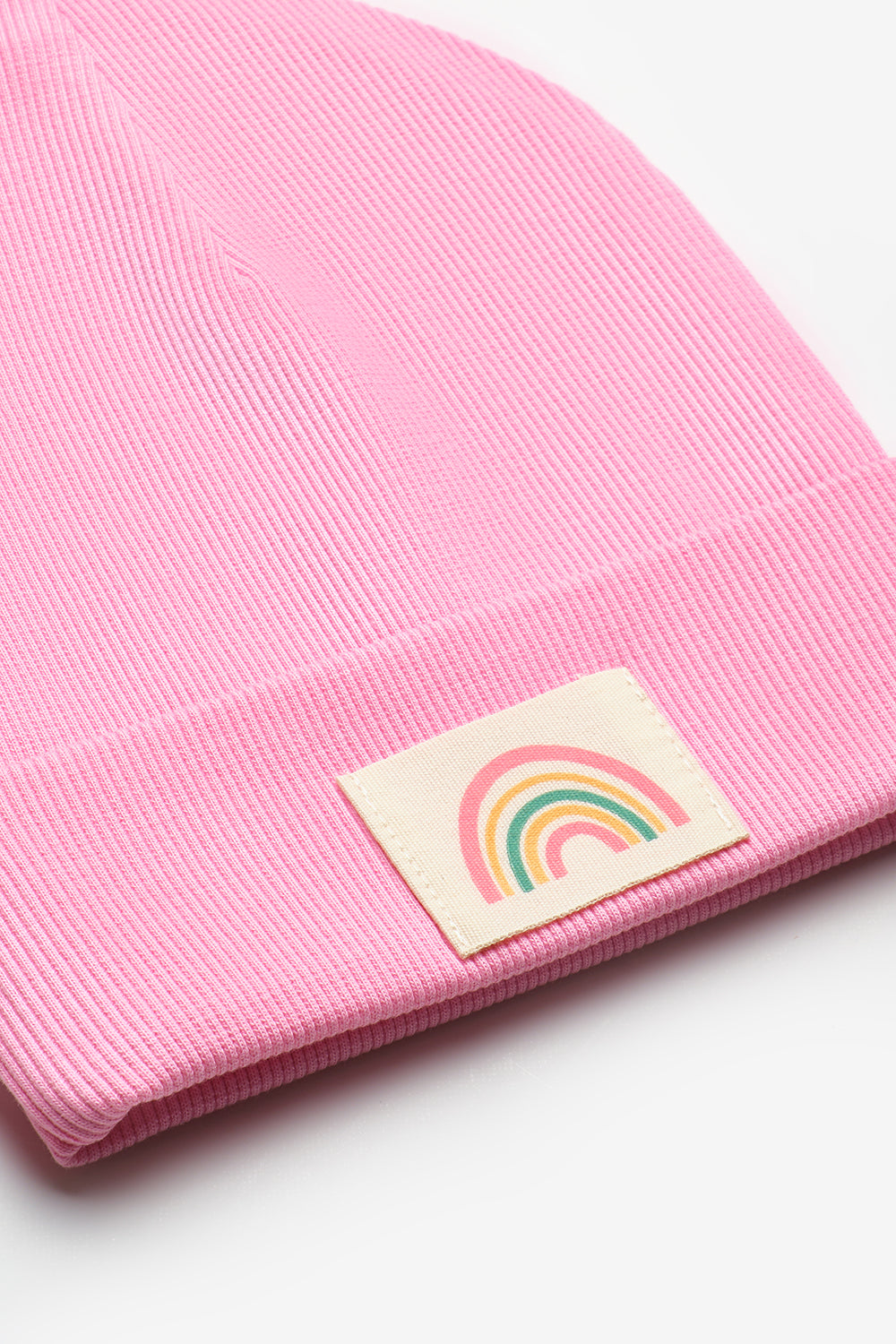 Pembe Gökkuşağı Mottolu Çocuk Bere