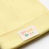 Sarı You Can Do It Mottolu Çocuk Bere