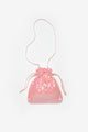 Coral Sequined Girl's Bag