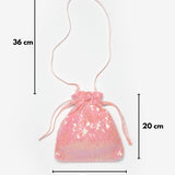 Mercan Pul Payetli Kız Çocuk Çanta