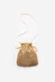 Gold Sequined Girls' Bag