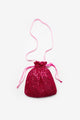 Fuchsia Sequined Girls' Bag