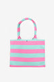 Mint Striped Womens' Beach Bag