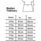 Pembe  Yaprak Desenli Kız Çocuk Elbise - Bloom