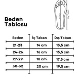 Çok Renkli Dondurma Desenli Kız Çocuk Deniz ve Havuz Ayakkabısı