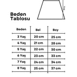 Pembe  Kalp Baskılı Kız Çocuk Tül Etek - Pauline