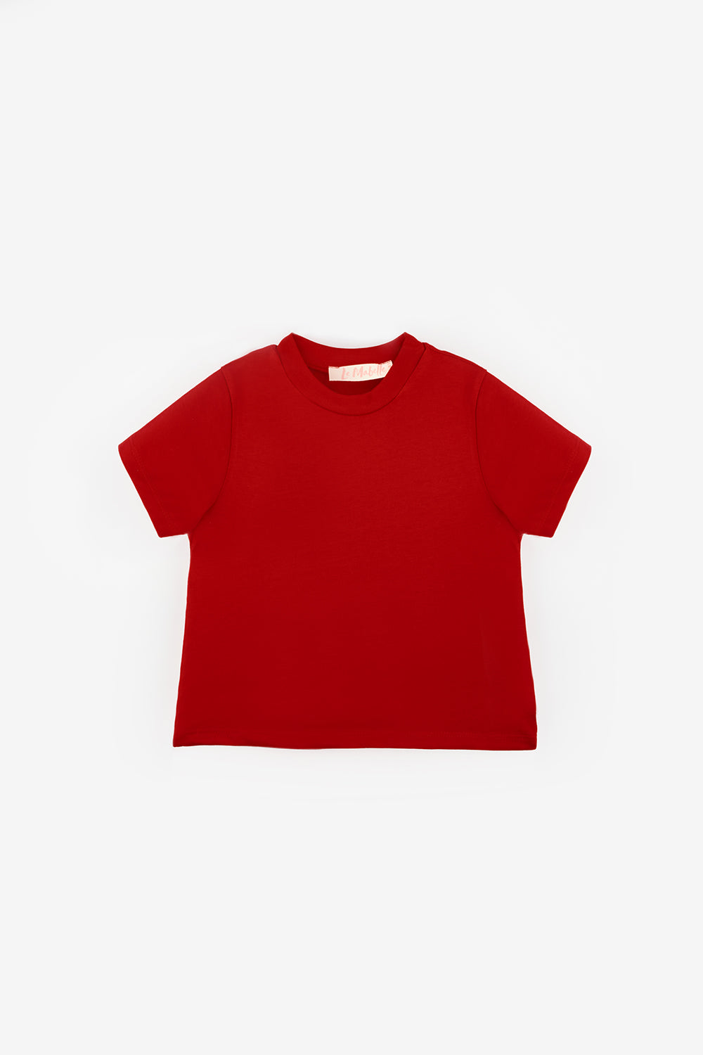 Kırmızı Penye Basic Çocuk Tişört